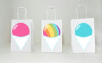 SNOW CONE Goody Bags, Circus Goody Bags, Circus Favor Bag, Circus Party Bag, Circus Goodie Bag, Circus Birthday, Circus Party, Circus Favors