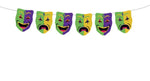 Mardi Gras Garland, Mardi Gras Banner, Mardi Gras Supplies, Mardi Gras Decorations, Mardi Gras Party, Mardi Gras Photo Prop, Mardi Gras