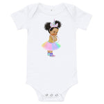 UNICORN PRINCESS Onepiece Bodysuit, African American Baby Shirt