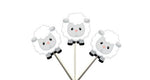 Sheep Cupcake Toppers, Sheep Cupcake Picks, Farm Animal Cupcake Toppers, Farm Birthday Cupcake Toppers, Animal Cupcake Toppers