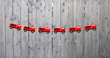 Firetruck Goody Bags, Firetruck Favor Bags, Firetruck Party Bags, Firetruck Bags