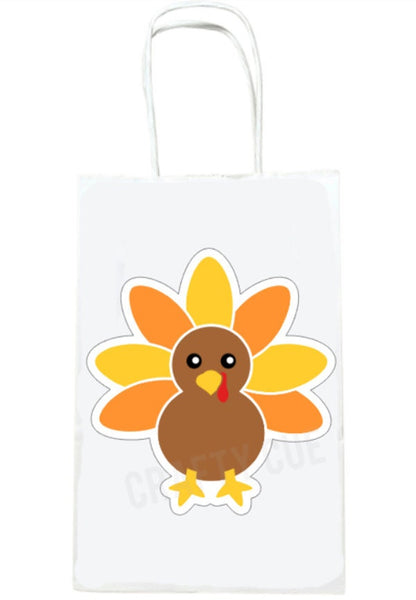 GetUSCart- 60 Pack Thanksgiving Paper Party Favor Bags Fall Leaves Treat  Goodie Candy Wrapped Bags with 60 Stickers for Autumn Parties
