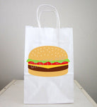 Hamburger Goody Bags, Hamburger Favor Bags, Hamburger Gift Bags, Hamburger Goodie Bags, Hamburger Party, Hamburger Birthday, Cheeseburger