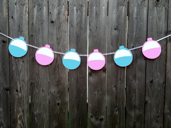 Fish Cupcake Toppers, Pink and Blue Fish Cupcake Toppers, Fish