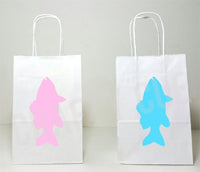 Fish Goody Bags, Fish Favor Bags, Fish Party Bags, Fish Gender Reveal Party Bags, Under the Sea Goody Bags