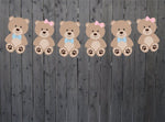 Teddy Bear Gender Reveal Garland, Teddy Bear Banner, Teddy Bear Decorations, Teddy Banner, Teddy Bear Birthday, Teddy Bear Baby Shower