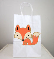 Fox Goody Bags, Fox Favor Bags, Fox Party Bags, Fox Birthday Favor Bags, Fox Baby Shower, Woodland Party Favors, Woodland Birthday