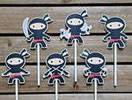 Ninja Cupcake Toppers