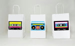 80's Party Goody Bags, Boom Box Goody Bags, 80's Favor Bags, 80's Gift Bags, boom box bags, cassette tape bags