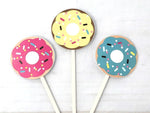 Donut Cupcake Toppers, Donut Cake Toppers, Donut Cupcake Picks, 822161257P