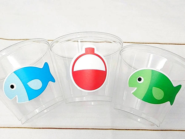 FISHING PARTY CUPS - Fishing Cups Fishing Party Decorations The