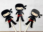 Ninja Cupcake Toppers