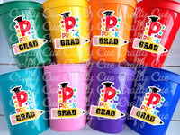 PRE-K GRADUATION CUPS - Preschool Graduation Cups 2023 Preschool Cups Graduation Party Reusable Cups 2023 Party Favors Pre-K Party Cups