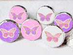 180 - Butterfly Party Stickers Butterfly Candy Stickers Butterfly Baby Shower Favor Stickers Girl Baby Shower Little Butterfly Decorations