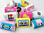 30 - 80s Party Stickers 40th Birthday Stickers 1983 Party Stickers for Mini Candy 40th Birthday Candy Wrapper Vintage 1983 Best of 1983