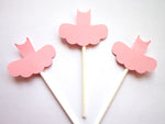 Ballerina Tutu Cupcake Toppers - Light Pink TuTu