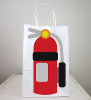 Fire Extinguisher Goody Bags, Firetruck Goody Bags, Firetruck Favor Bags, Fireman Birthday Goody Bags, Firefighter Goody Bags