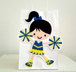 Cheerleader Goody Bags, Cheerleader Favor Bags, Cheerleader Gift Bags, Cheerleading Goody Bags