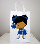 Cheerleading Goody Bags, Cheerleading Favor Bags, Cheerleading Gift Bags, Cheerleader Goody Bags, African American Cheerleader