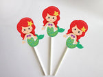 Mermaid Cupcake Toppers