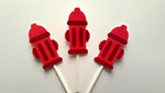 Fire Hydrant Cupcake Toppers