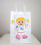 Space Party Goody Bags,  Girl Astronaut Goody Bags, Space Goody Bags, Space Favor Bags, Astronaut Favor Bags