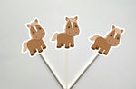 Horse Cupcake Toppers, Pony Cupcake Toppers