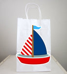 Nautical Sailboat Party Favor, Goody, Gift Bags