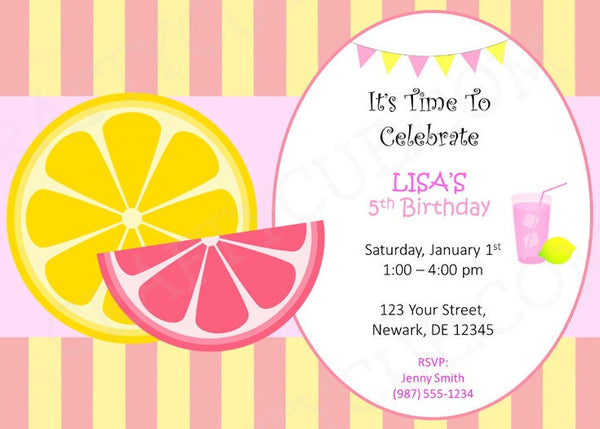 Lemonade Goody Bags, Lemon Slices Goody Bags, Lemonade Birthday Party –  CRAFTY CUE