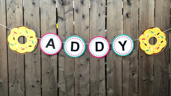 Donut Garland, Donut Banner - Image 5