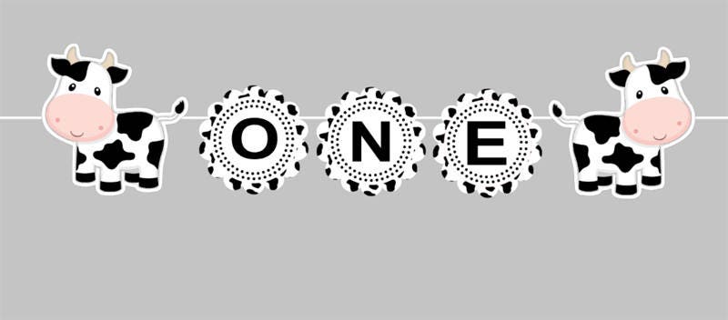 Cow Cupcake Toppers, Farm Animal Cupcake Toppers, Farm Birthday Cupcake Toppers, Animal Cupcake Toppers - Image 5