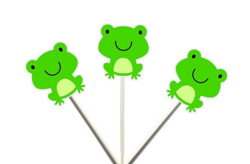 Frog Garland, Frog Banner, Frog Birthday Banner, Frog Party, Frog Party Supplies, Frog Party Decorations - Image 2