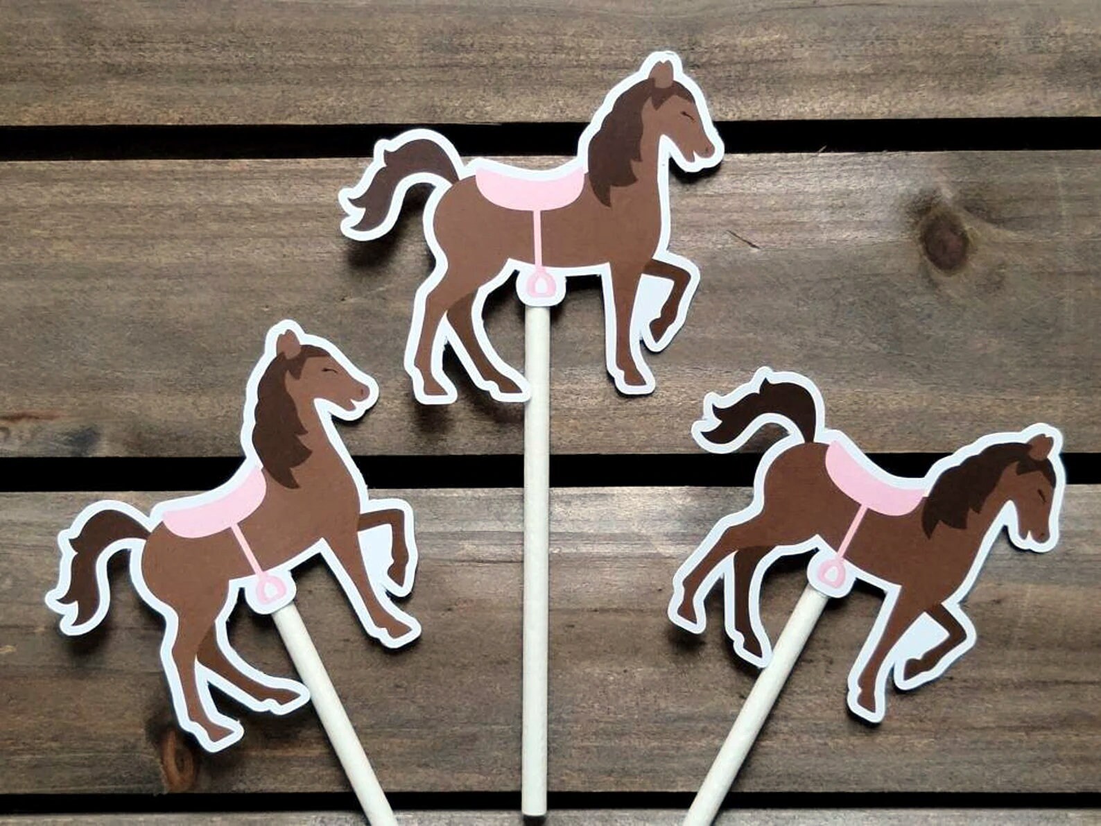 Horse Cupcake Toppers - 313191232P - Image 2