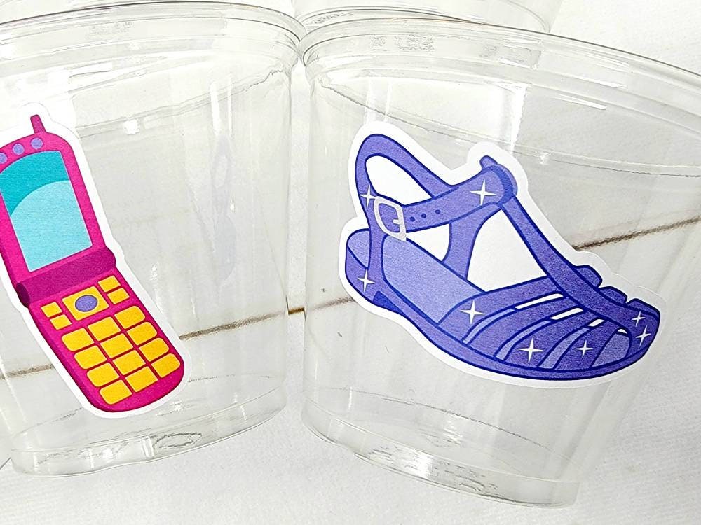 I Love the 90'S PARTY CUPS - 90's Birthday Cups 90's Party Cups 90's Decorations 90's Birthday Party 90's Birthday Party Decorations 90s 80s - Image 4