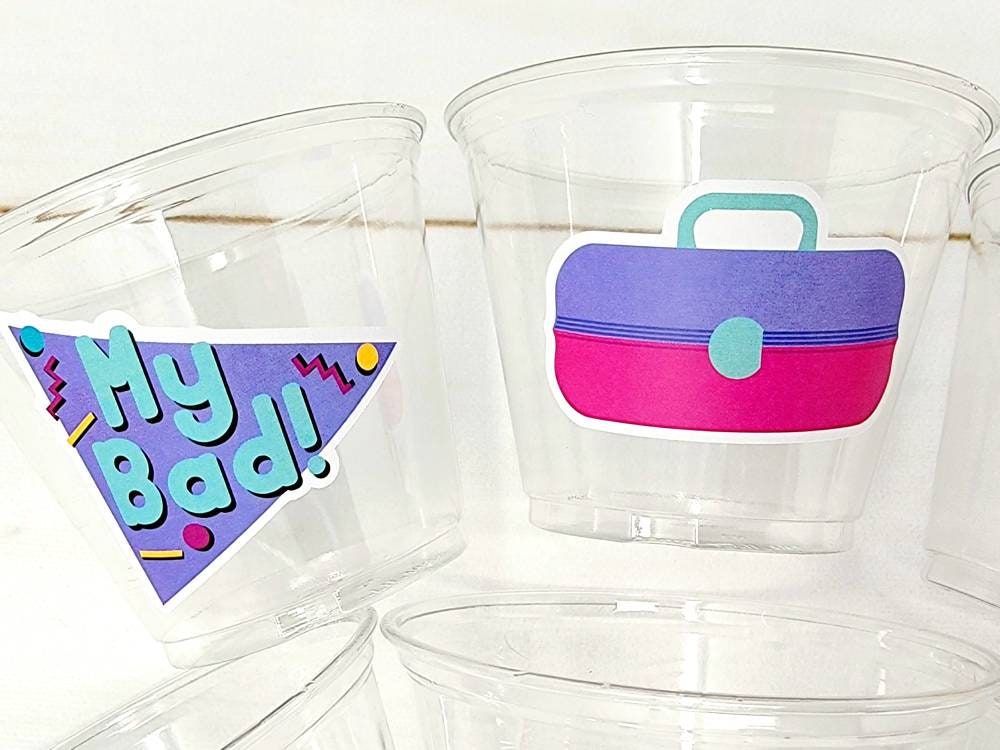 I Love the 90'S PARTY CUPS - 90's Birthday Cups 90's Party Cups 90's Decorations 90's Birthday Party 90's Birthday Party Decorations 90s 80s - Image 2