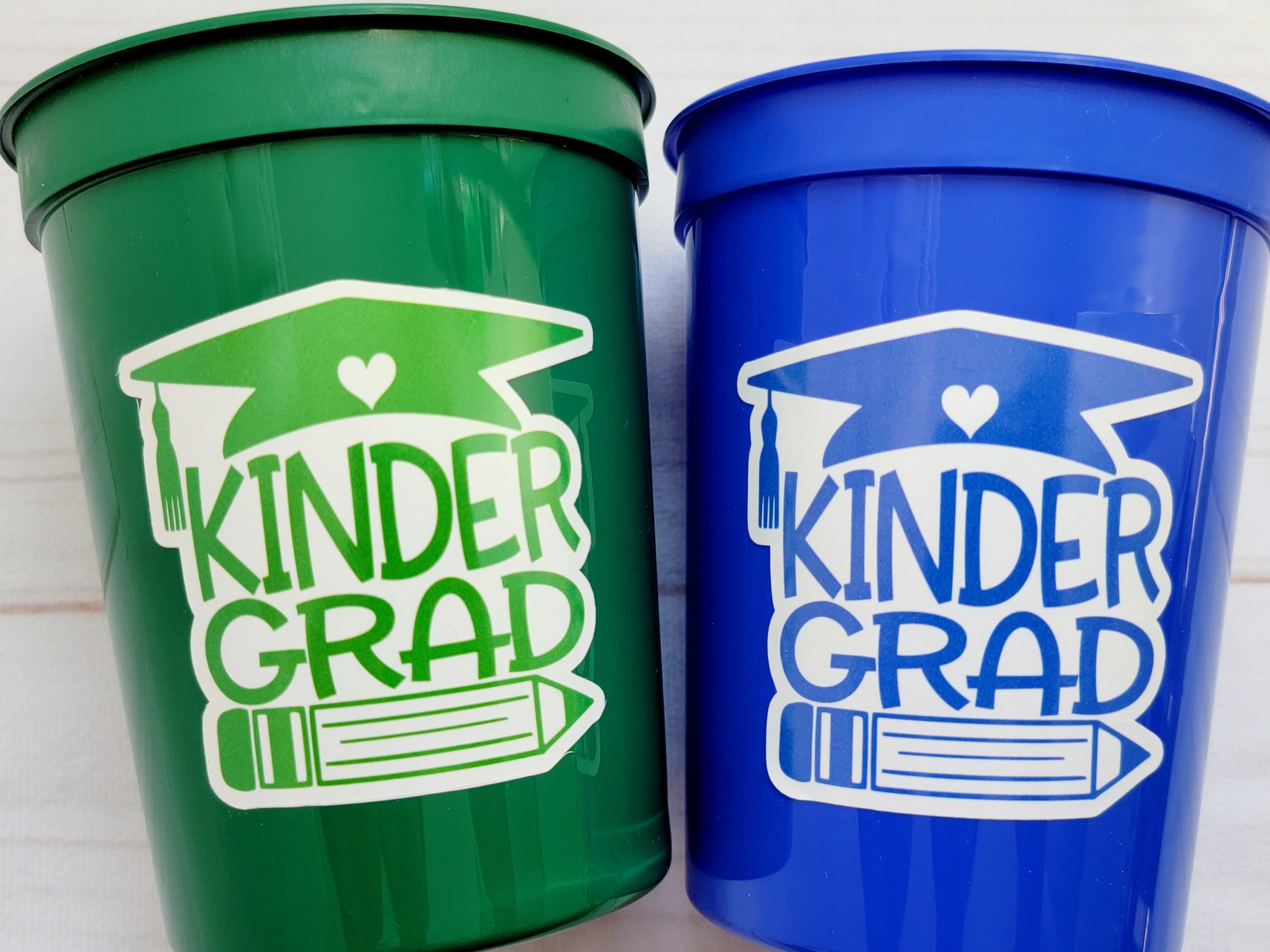 KINDERGARTEN GRADUATION CUPS - Kindergarten Graduation Cups 2023 Graduation Cups Graduation Party Graduation 2023 Party Favors Kinder Party - Image 5