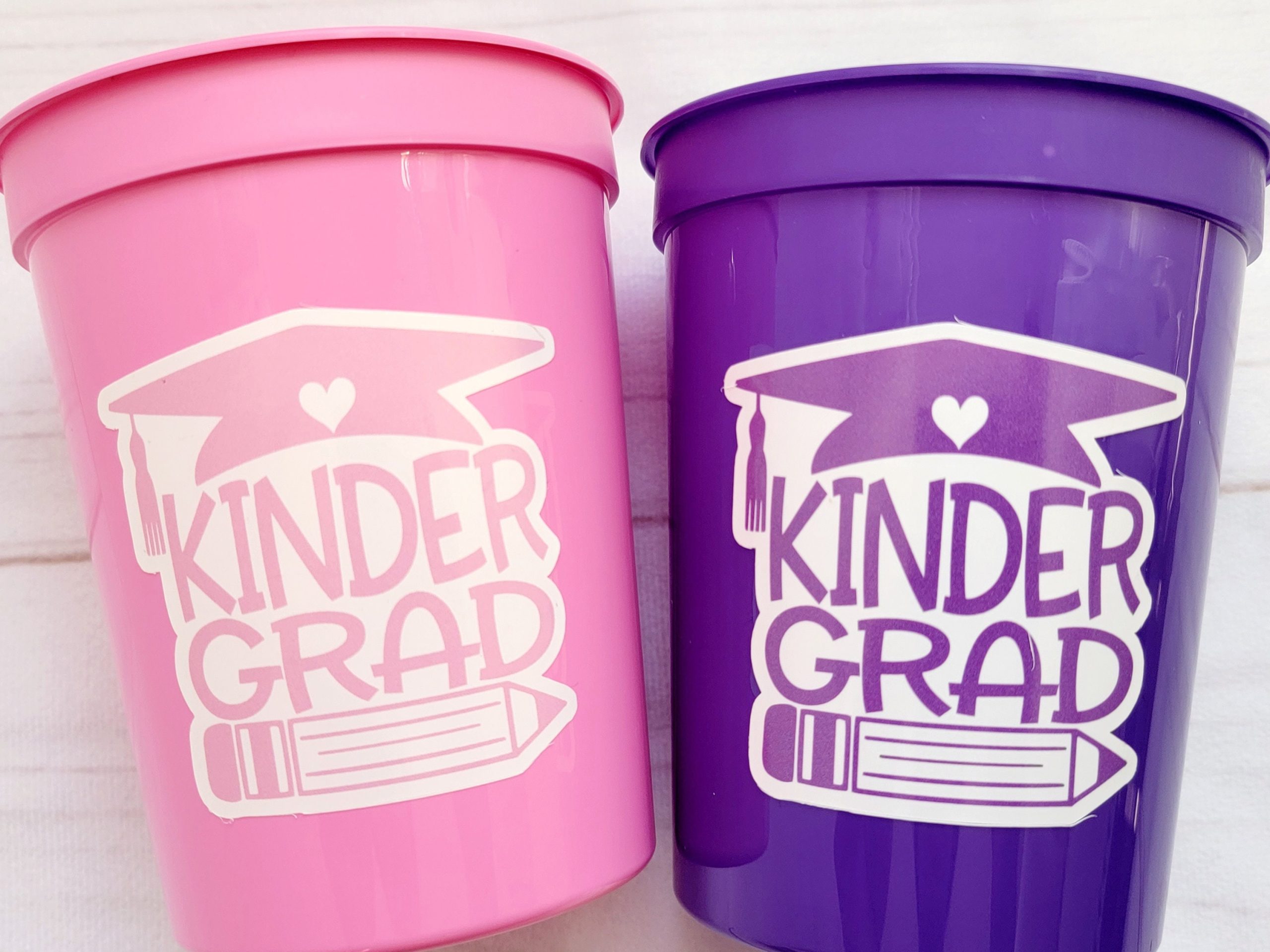 KINDERGARTEN GRADUATION CUPS - Kindergarten Graduation Cups 2023 Graduation Cups Graduation Party Graduation 2023 Party Favors Kinder Party - Image 4