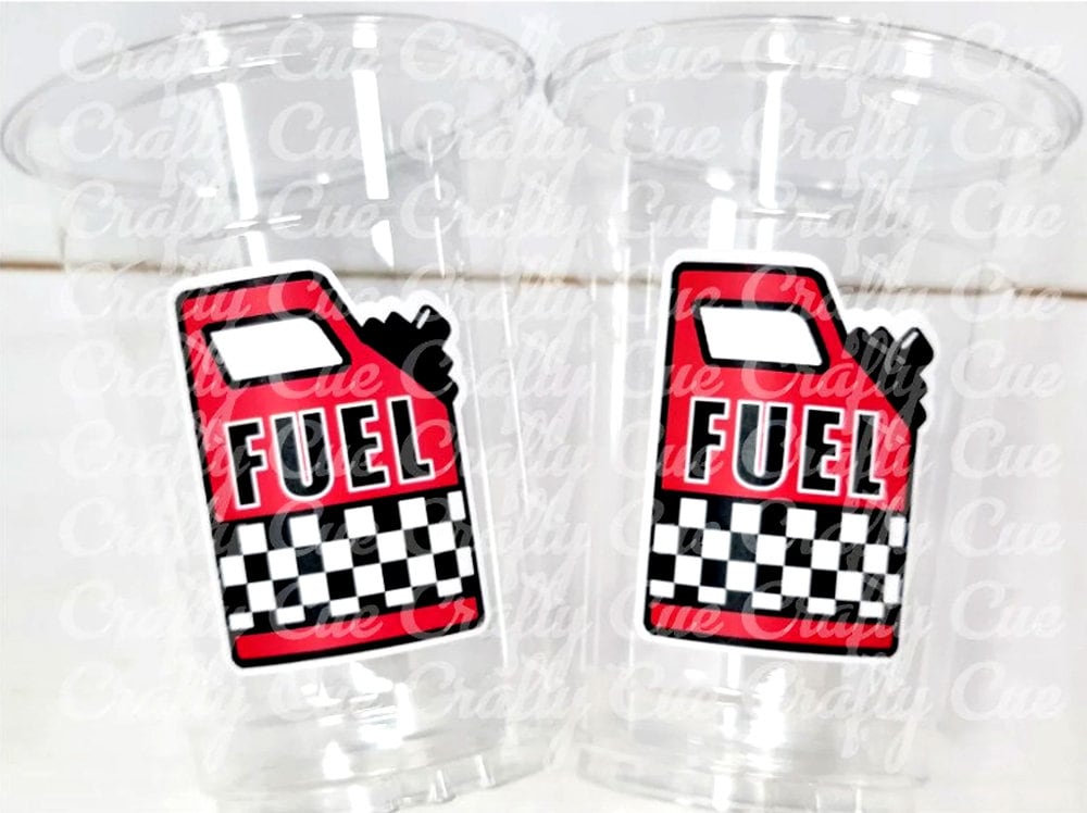 RACING PARTY CUPS - Race Car Cups Racing Birthday Cups Racing Birthday Cups Race Car Party Favors Racing Party Favors Racing Decorations - Image 3