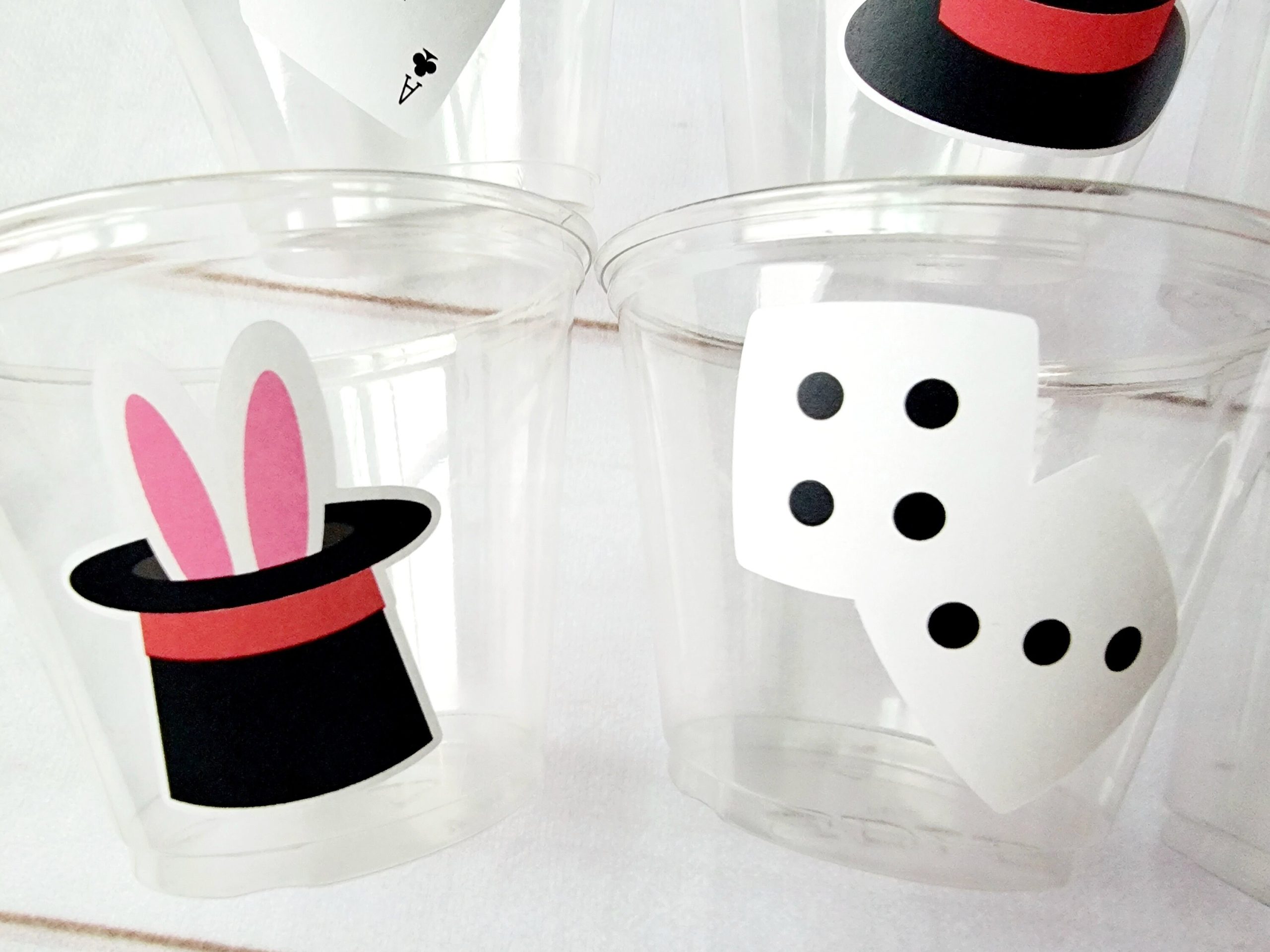 MAGIC PARTY Cups - Magician Party Cups Magic Birthday Magician Party Favors Magic Party Favors Magic Party Decorations Magic Show Party Cups - Image 2
