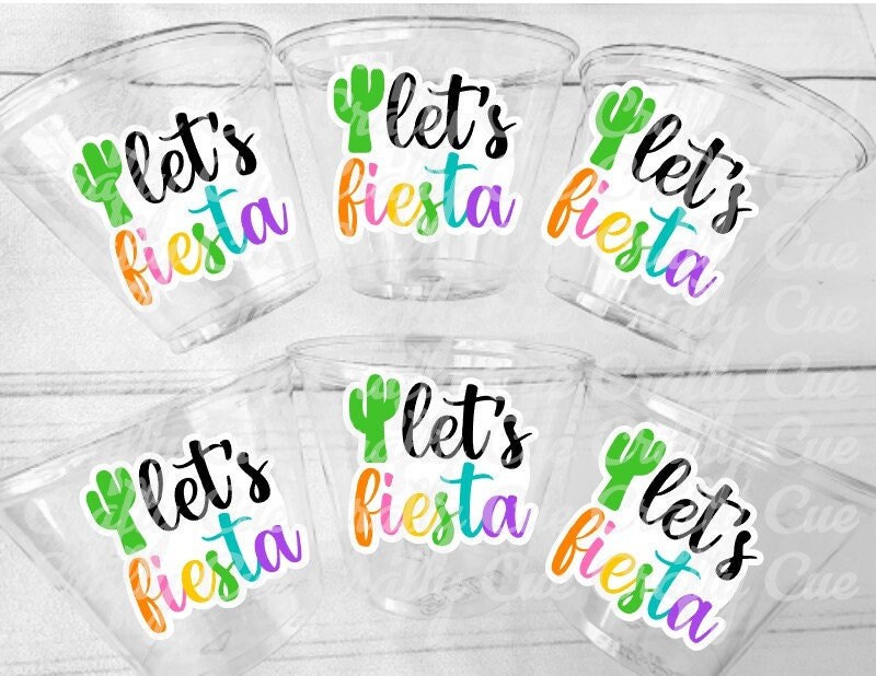 FIESTA PARTY Cups - Fiesta Party Birthday Fiesta Favors Last Fiesta Bachelorette Party Cups Cinco De Mayo Decorations Fiesta Party Favors - Image 2