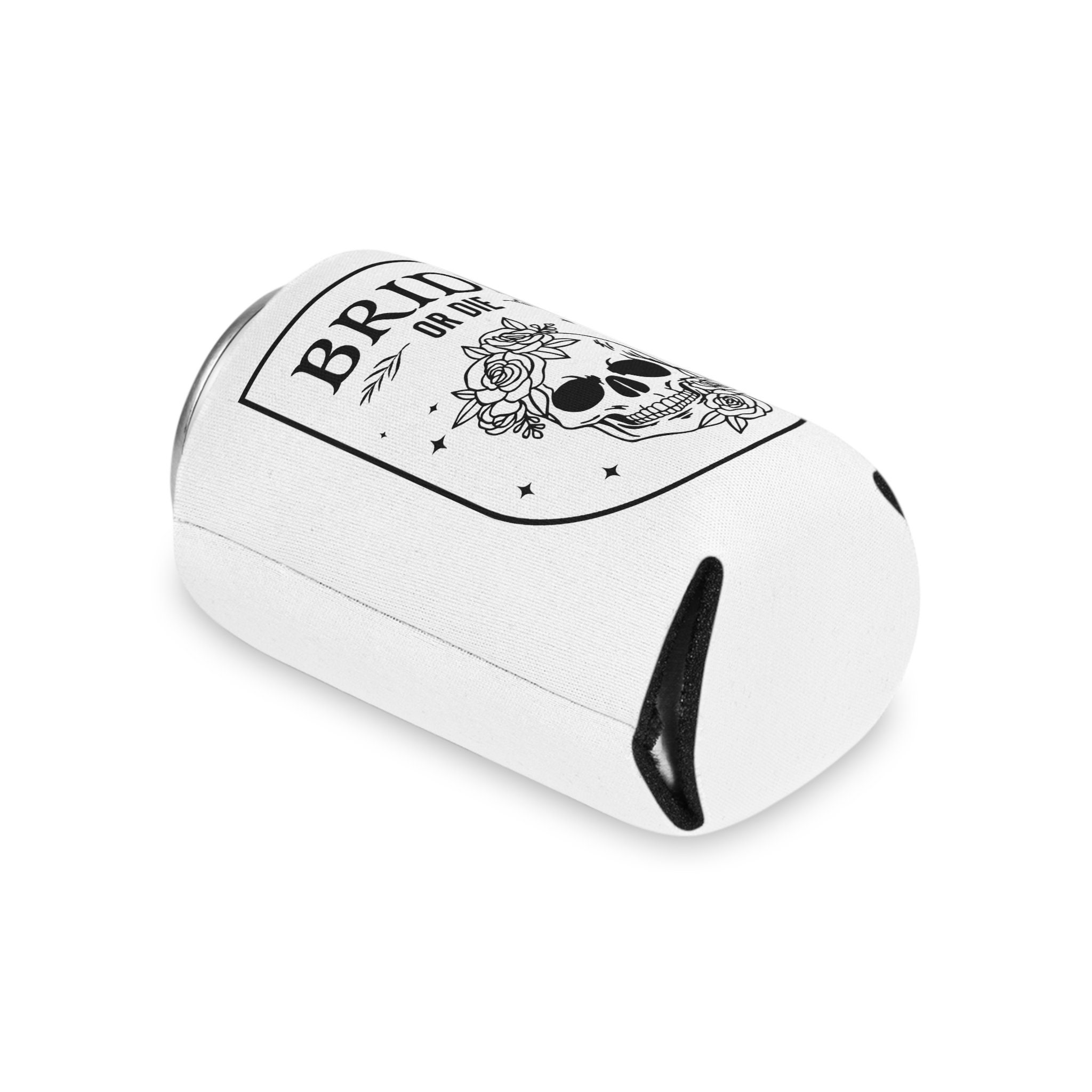 Bride or Die Can Cooler, Bride or Die Bachelorette Party Favors, Til Death Do Us Party Favors, Funny Bridal Party Favors, Halloween Bach - Image 3