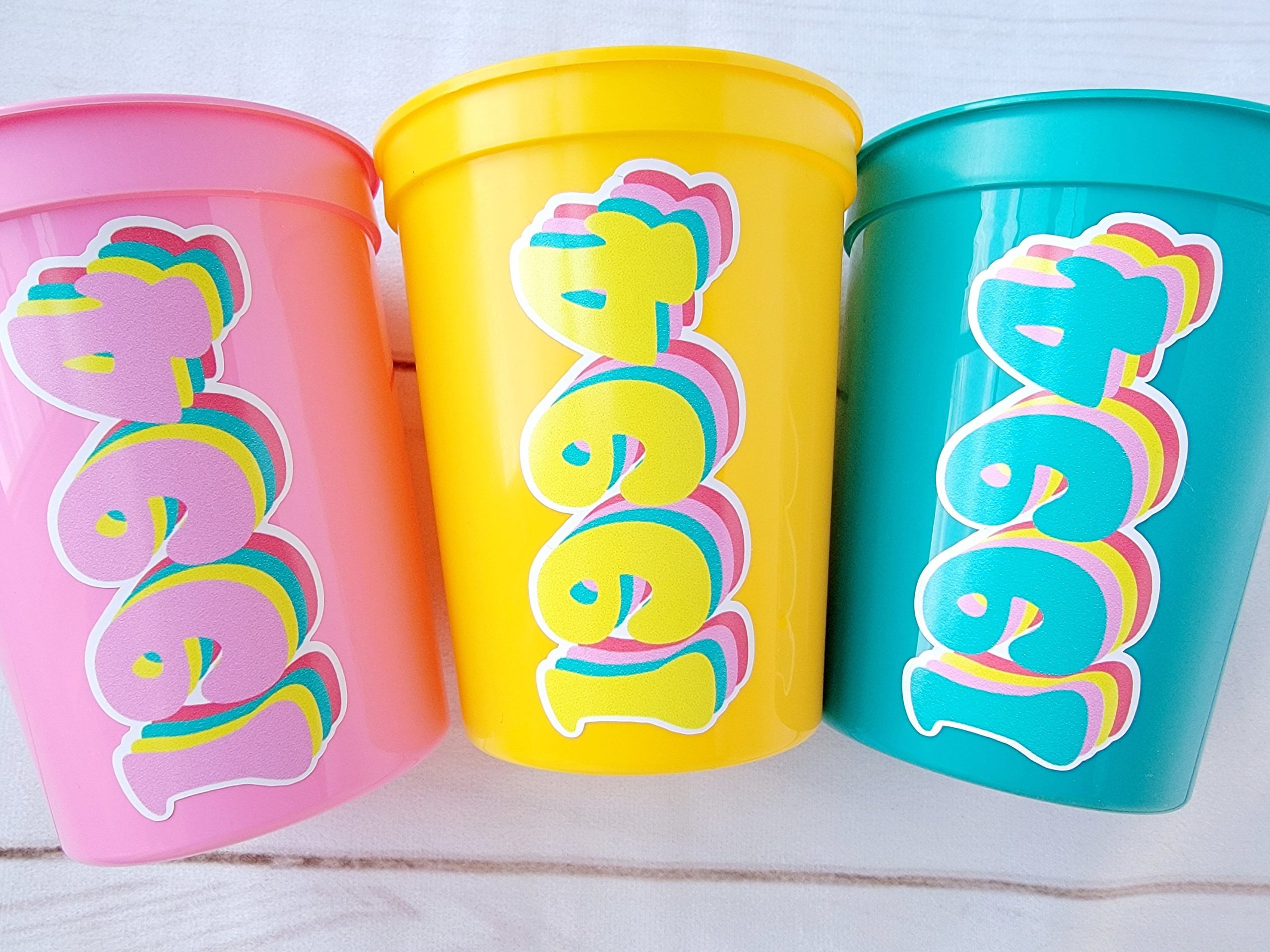 30th PARTY CUPS - Vintage 1995 Cups Best of 1995 30th Birthday Party 30th Birthday Favors 30th Party 30th Party Decorations 1995 Birthday - Image 2