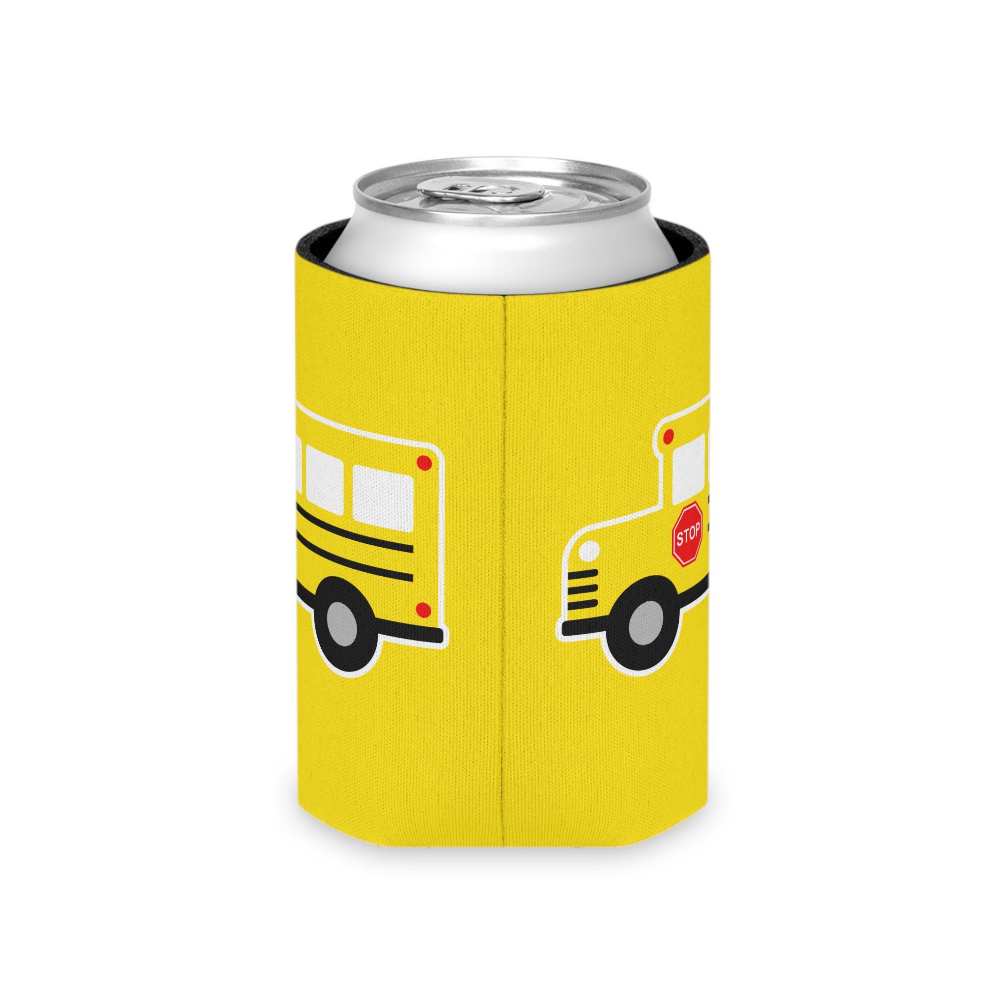School Bus Can Coolers, School Bus Party Favors, Teacher's Gift, Gift for Teachers, School Bus Birthday, Bus Decorations, Bus Birthday, Bus - Image 2