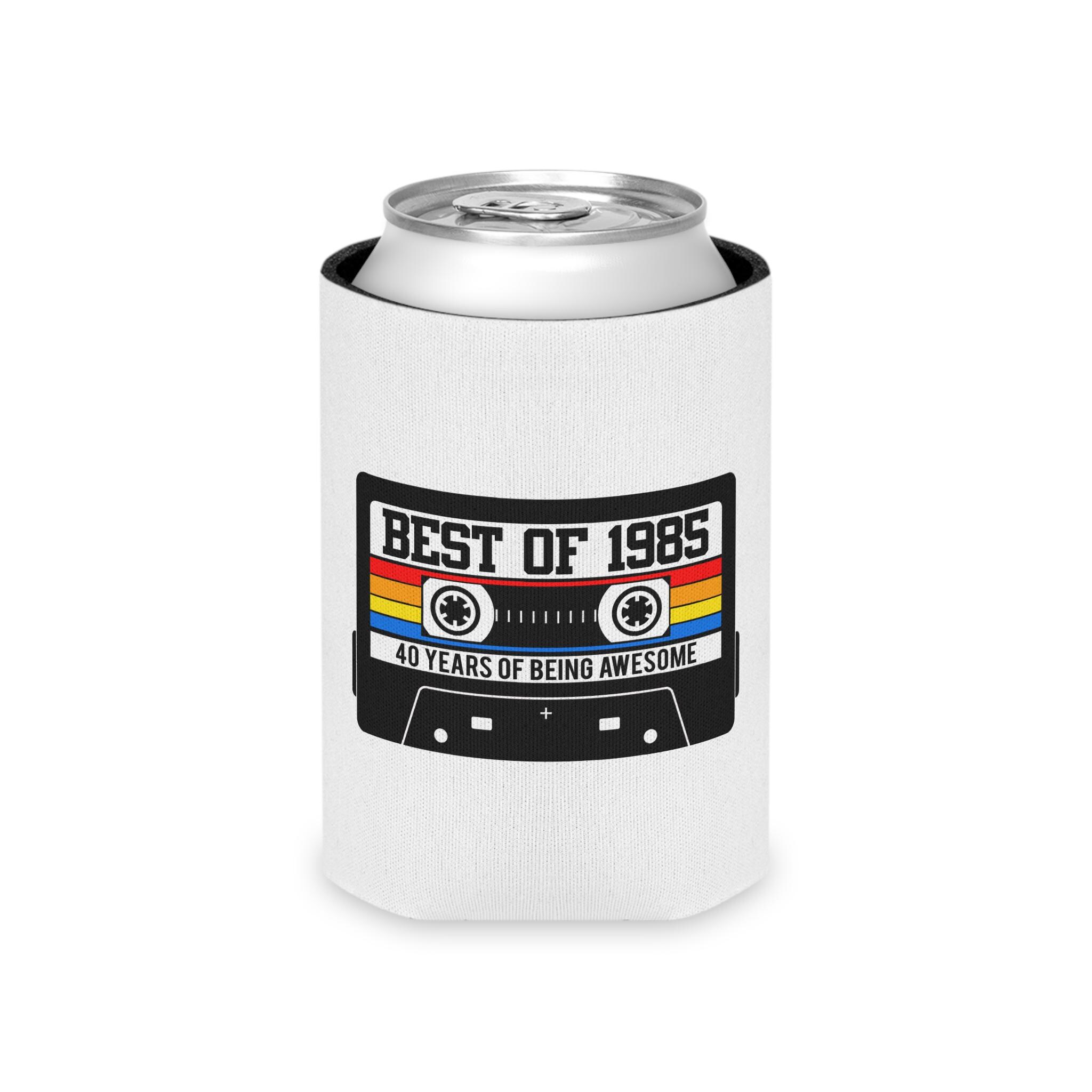 1985 Cassette Tape Can Cooler, 1985 Birthday Can Cooler, 1985 Birthday Party, 40th Birthday Favors, 40th Party, Best of 1985, Vintage 1985 - Image 3