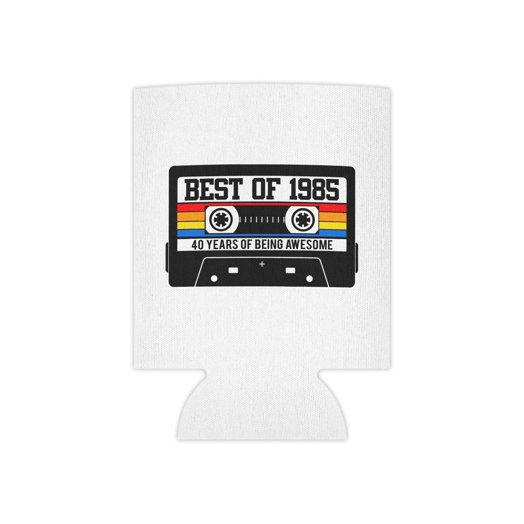 1985 Cassette Tape Can Cooler, 1985 Birthday Can Cooler, 1985 Birthday Party, 40th Birthday Favors, 40th Party, Best of 1985, Vintage 1985 - Image 2