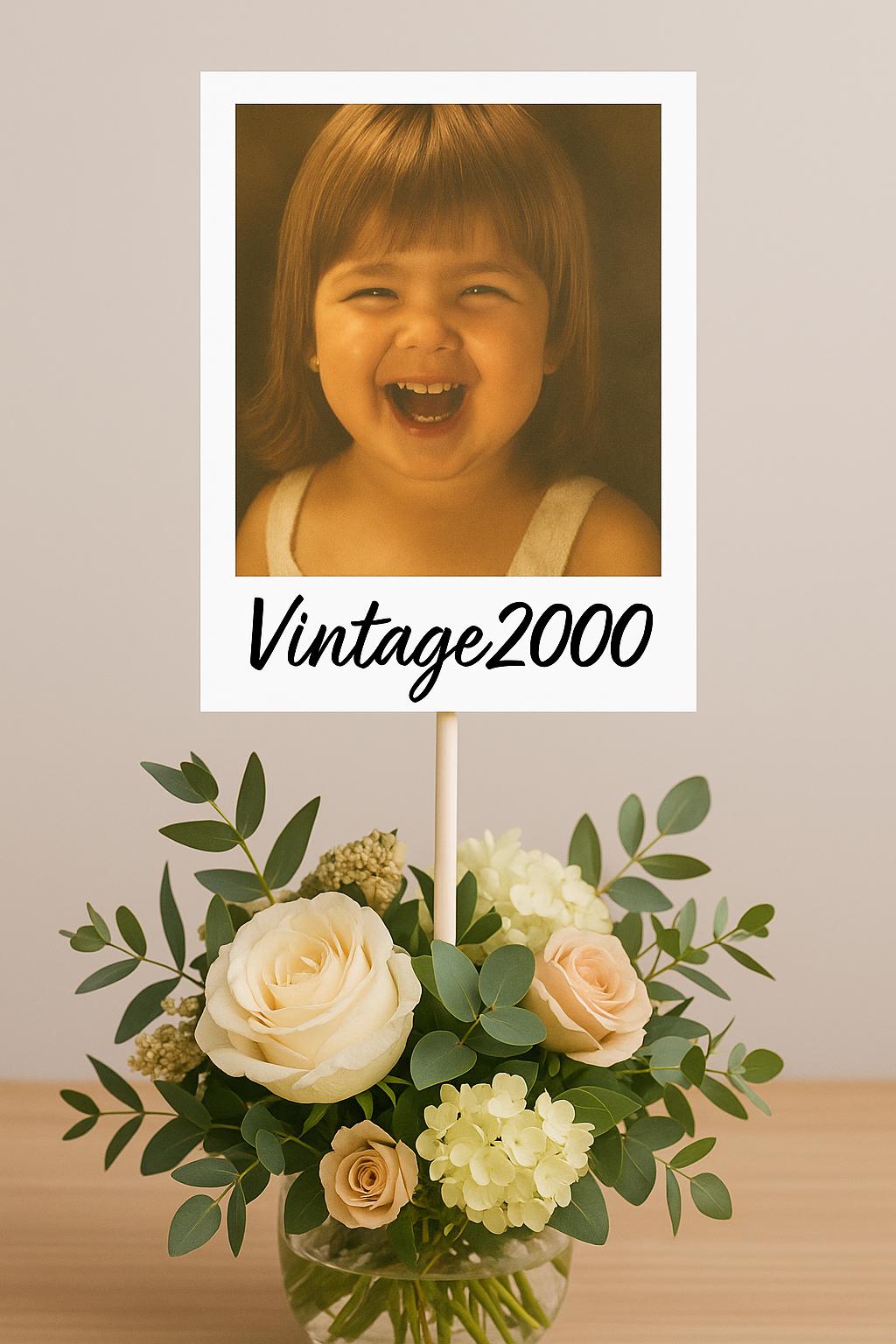 Custom Photo Cake Topper, Custom Picture Cake Topper, Picture Cake Topper, Custom Photo Centerpiece Stick, Custom Picture Centerpiece Stick - Image 3