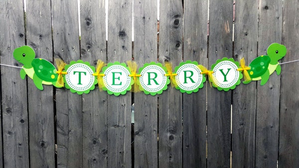 Turtle Cupcake Toppers - Turtle Birthday - Turtle Baby Shower - Under The Sea Cupcake Toppers - Boy Turtle - Image 3