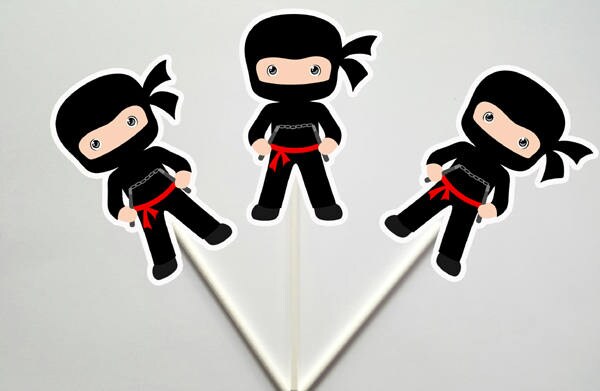 Ninja Banner, Ninja Birthday Banner, Ninja Garland, Ninja Party Banner - Image 2