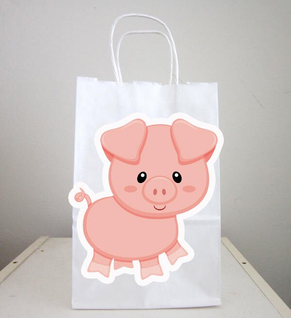 Pig Garland, Pig Banner, Pig Birthday, Farm Birthday, Pig Party Supplies - Image 4