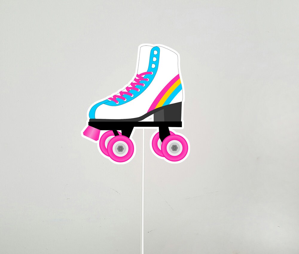 Roller Skate Garland, Roller Skate Banner, Roller Skate Party Banner, Roller Skate Decorations, Roller Skate Party Sign - 32419316P - Image 3